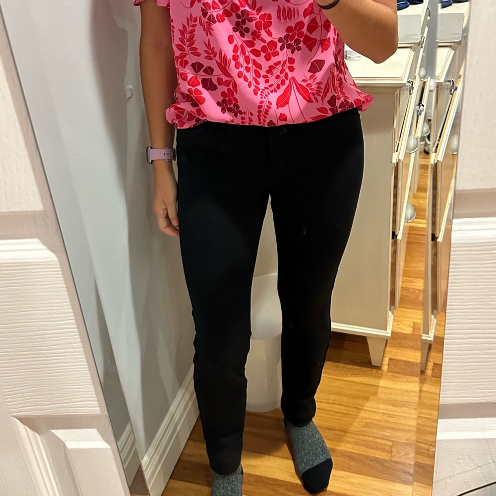 Express Black Skinny Pants - mid rise